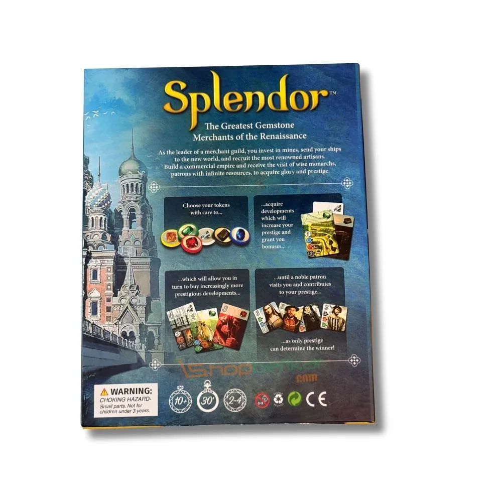 Splendor Board Game: A Strategic Gem-Trading Adventure (Age 10+) - Image 9