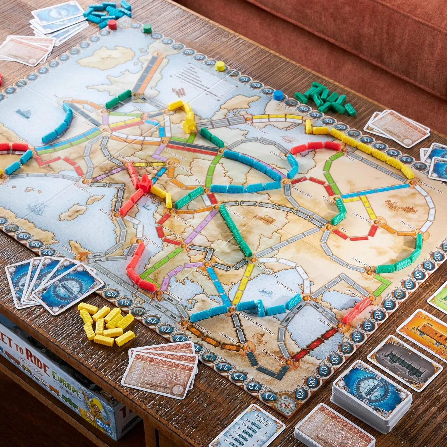 Ticket to Ride Strategic Railway Adventure Board Game | 2–5 Players | Ages 8+ | 30–60 Min Playtime - Image 3