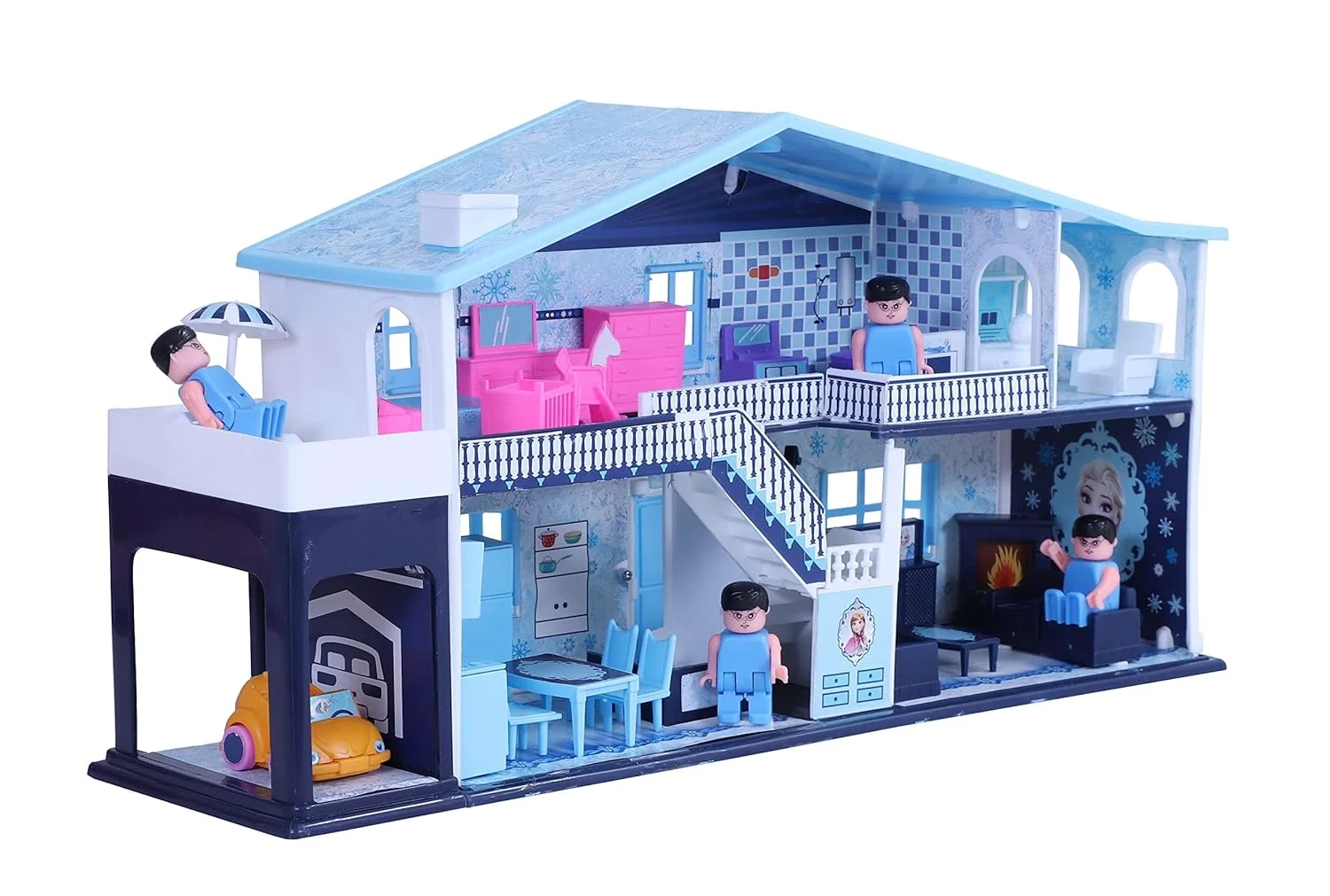 Frozen Party Home Dollhouse (50 pcs) | Ages 3+ - Image 5