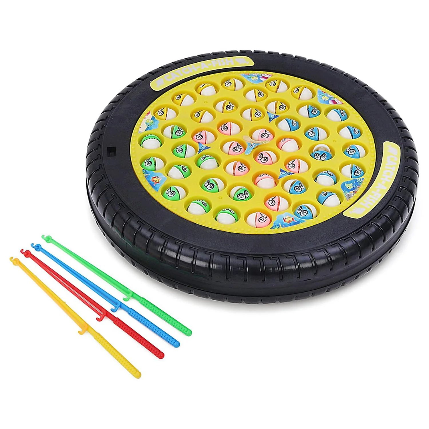 Spin & Catch Fun: Tire-Shaped Fishing Game for Kids! - Image 3