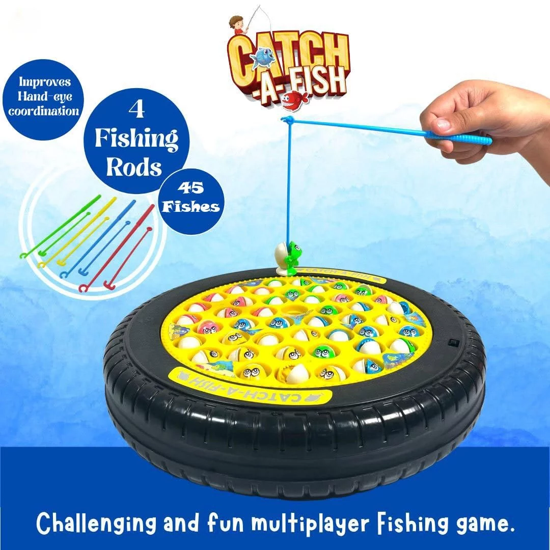 Spin & Catch Fun: Tire-Shaped Fishing Game for Kids! - Image 5