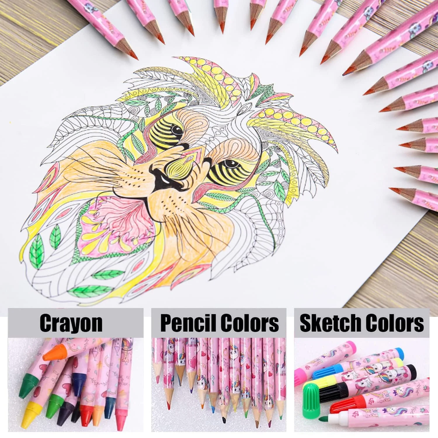 Unicorn Stationery Set (41 pcs) - School Supplies & Return Gift for Girls - Image 6