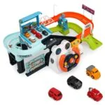 Shopbefikar Urban Rail Transit 4 Car Adventure Race Track - Friction-Powered Fun