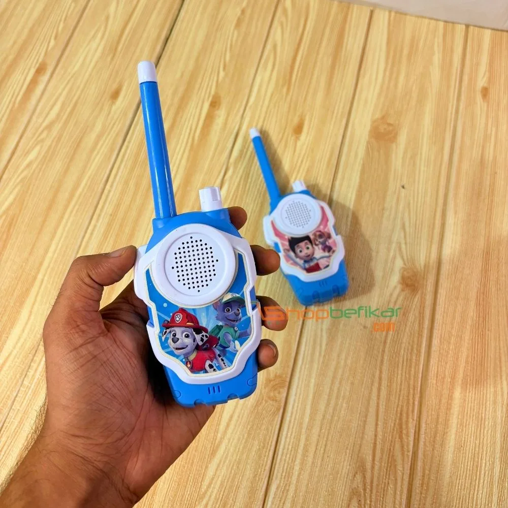 Shopbefikar Kids Walkie Talkie | 100ft Range | 6 Models | Battery Operated | Pair Set | Ages 3+ - Image 2