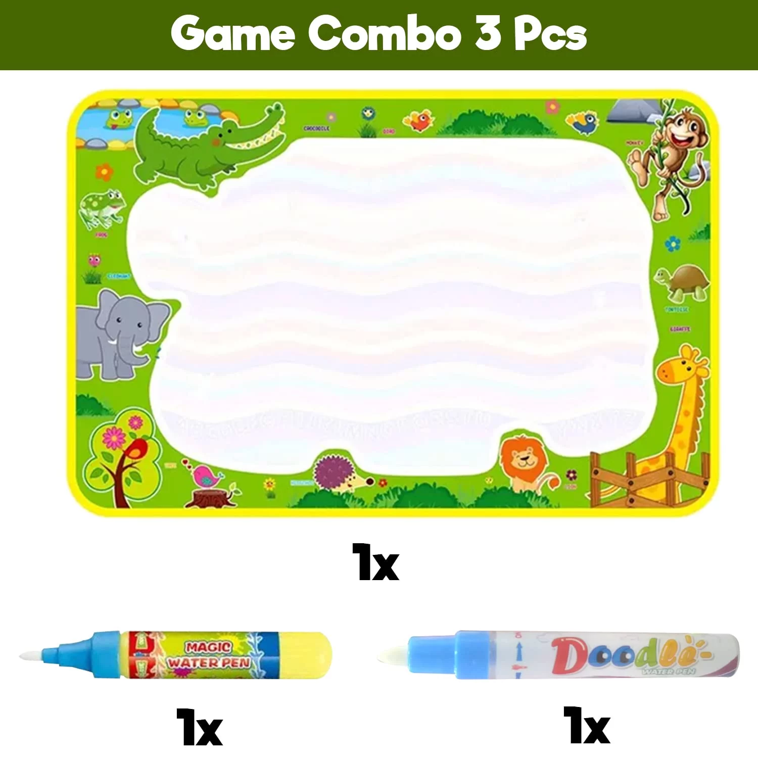 Magic Pen & Water Doodle Mat Combo (3-Pack) - Image 4