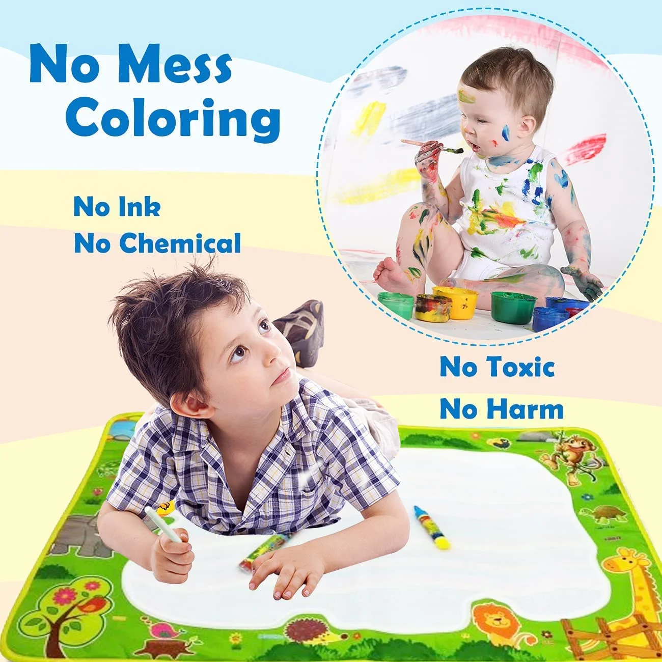 Magic Pen & Water Doodle Mat Combo (3-Pack) - Image 5