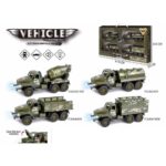 Combat Military Force Vehicle Set | Army Toy Vehicle Pack | 4 Pcs Set | Age 3+ | Imaginative Play - Image 2