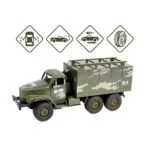 Combat Military Force Vehicle Set | Army Toy Vehicle Pack | 4 Pcs Set | Age 3+ | Imaginative Play - Image 6