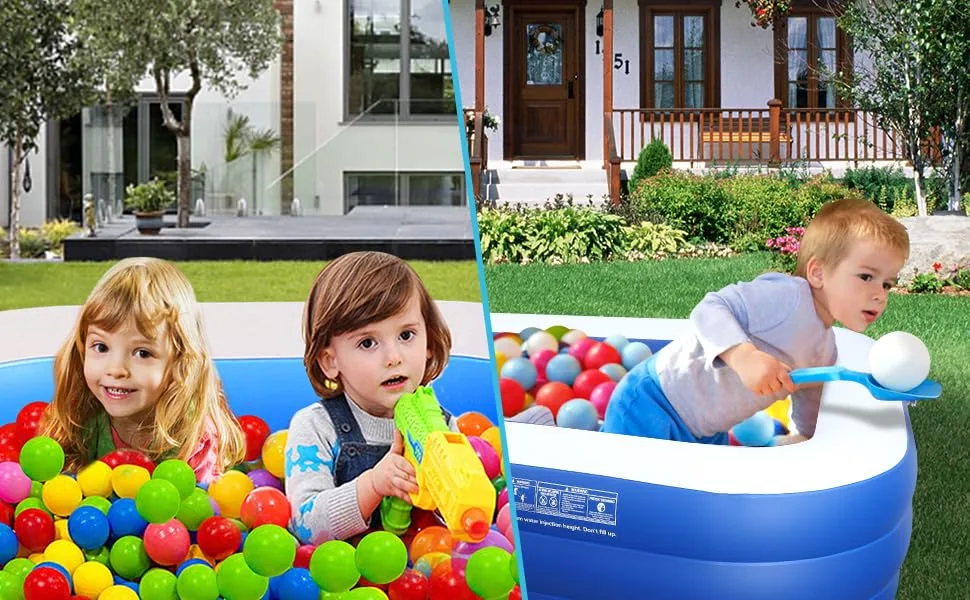 Bestway 6.7ft Family Pool: Inflatable Pool for Kids & Adults (Electric Pump Included) - Image 3