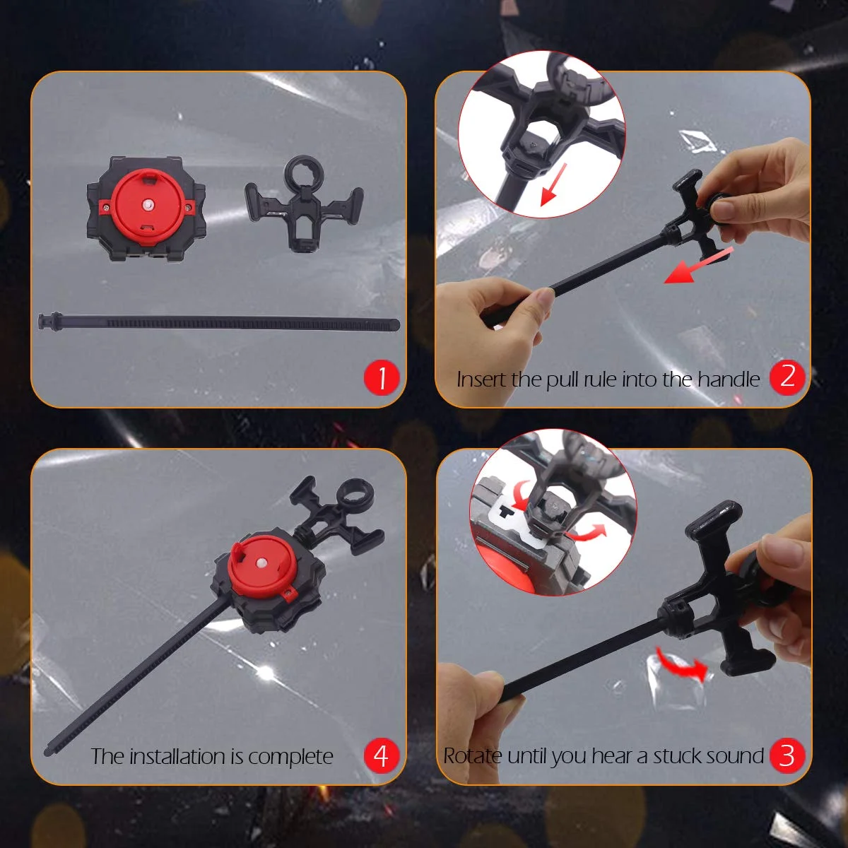 Bey Battling Top Burst Launcher Set - 12 Gyros, 3 Launchers, Storage Box (Age 8+) - Image 4