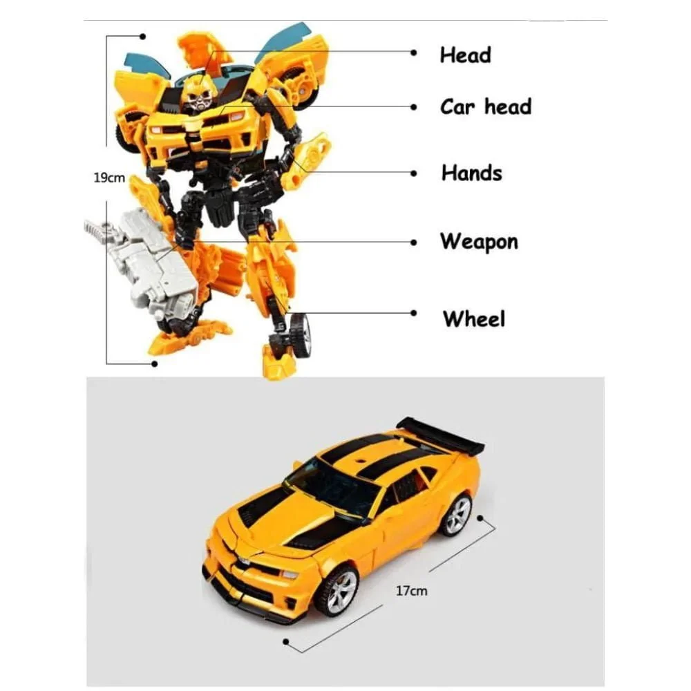 Transforming Bumblebee | 2-in-1 Robot to Car Action Figure - Image 3