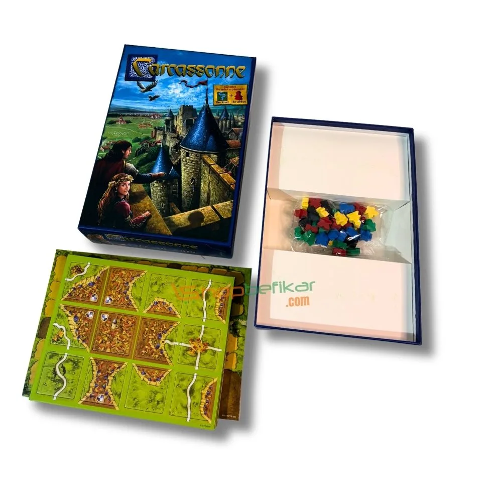 Carcassonne Board Game – Strategy & Fun for Families | Tile Placement Gameplay | 2–5 Players | Ages 7+ | 35–45 Min Playtime - Image 3