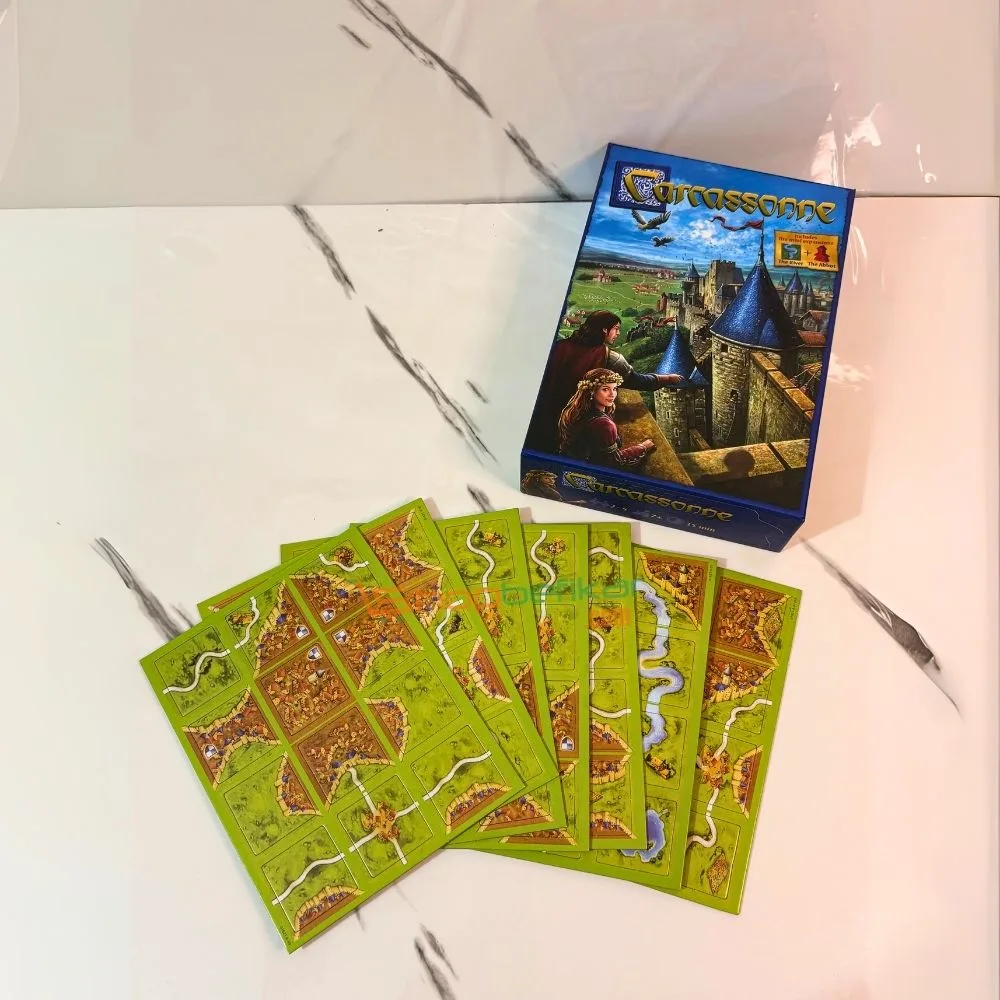 Carcassonne Board Game – Strategy & Fun for Families | Tile Placement Gameplay | 2–5 Players | Ages 7+ | 35–45 Min Playtime - Image 5