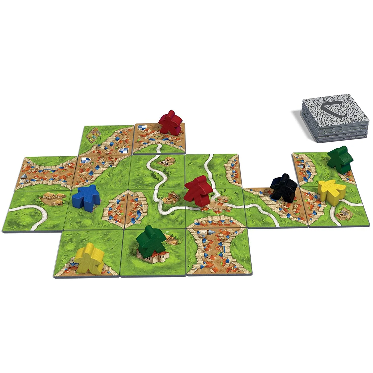 Carcassonne Board Game – Strategy & Fun for Families | Tile Placement Gameplay | 2–5 Players | Ages 7+ | 35–45 Min Playtime - Image 4