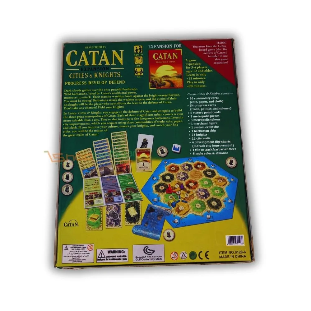 Catan: Cities & Knights Expansion | Strategy & City Building | 3–4 Players | Ages 12+ | 90–120 Min - Image 7