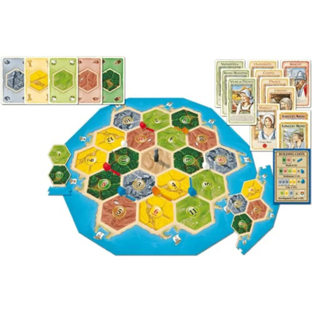 Catan Family Edition Board Game | Ages 10+, 3-4 Players - Image 2