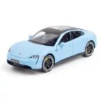 Shopbefikar Porsche Taycan Die-Cast Car: Pull Back, Lights & Sounds (New Version)