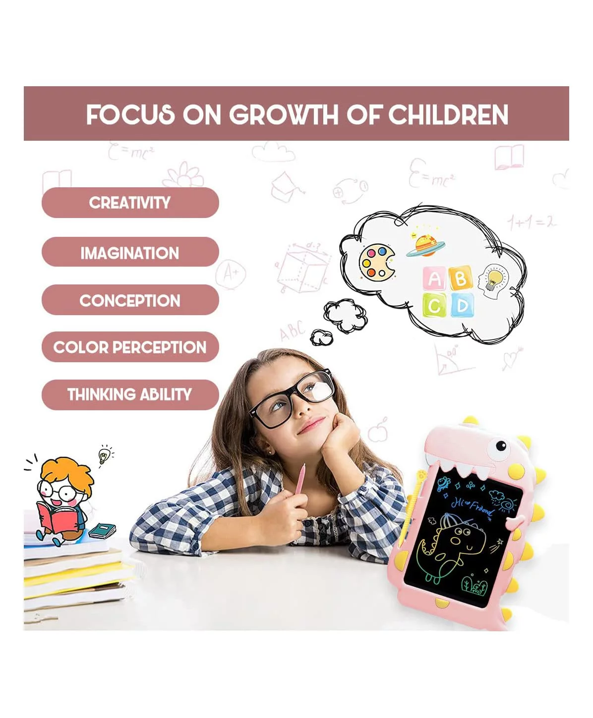 Dinosaur Digital Writing Tablet (8.5inch) - Image 3