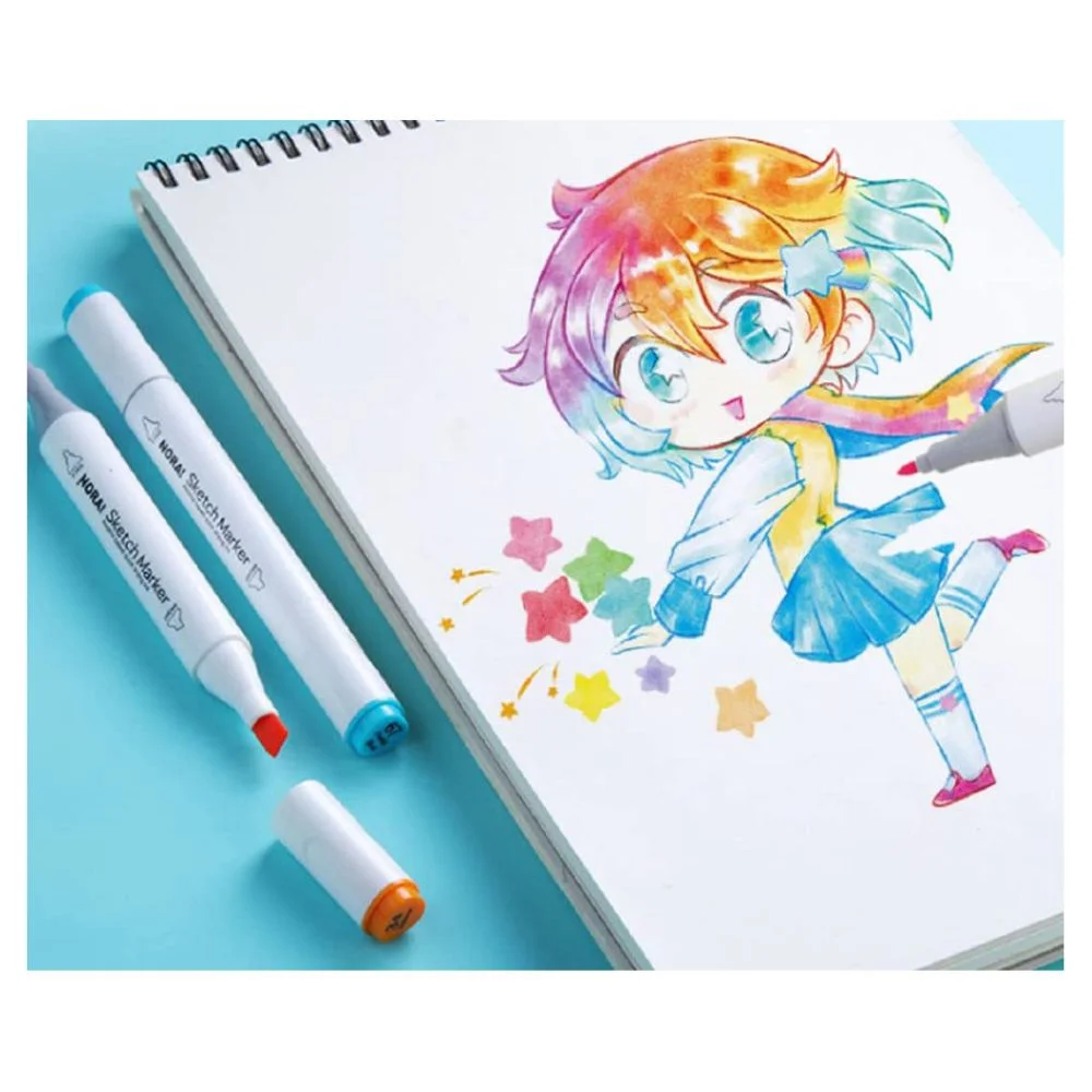 Alcohol Markers | Dual-Tip | Fast-Drying | Art Supplies - Image 8