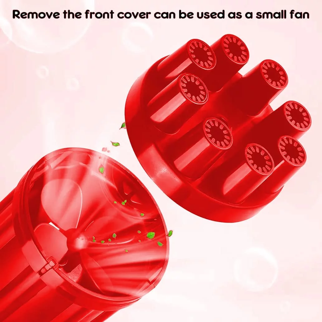 8-Hole Bubble Blast! Electric Gatling Bubble Gun (Ages 3+) - Image 2
