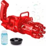 8-Hole Bubble Blast! Electric Gatling Bubble Gun (Ages 3+)