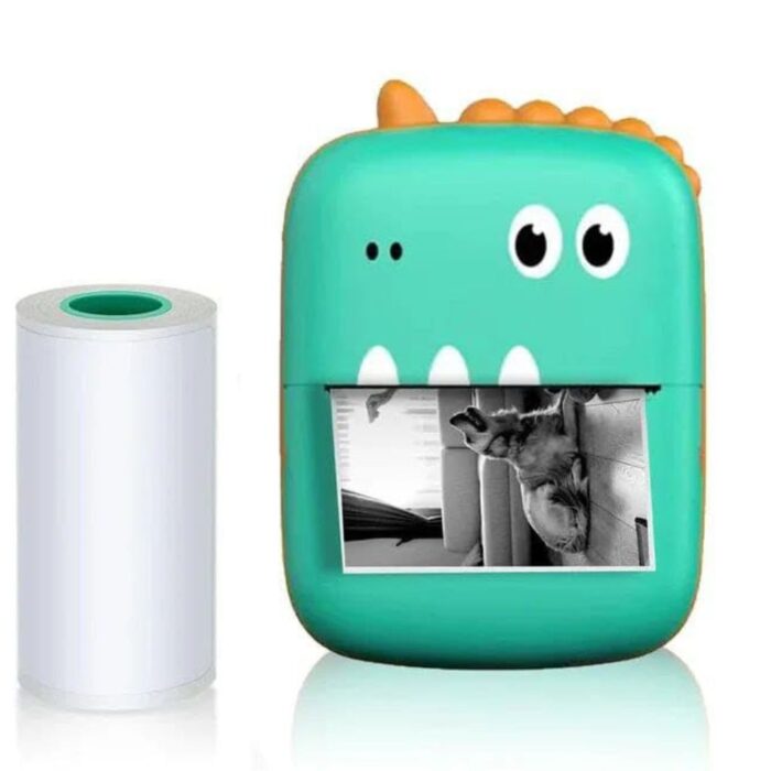 Green Mini Printer | Portable Photo & Label Printer | Shopbefikar