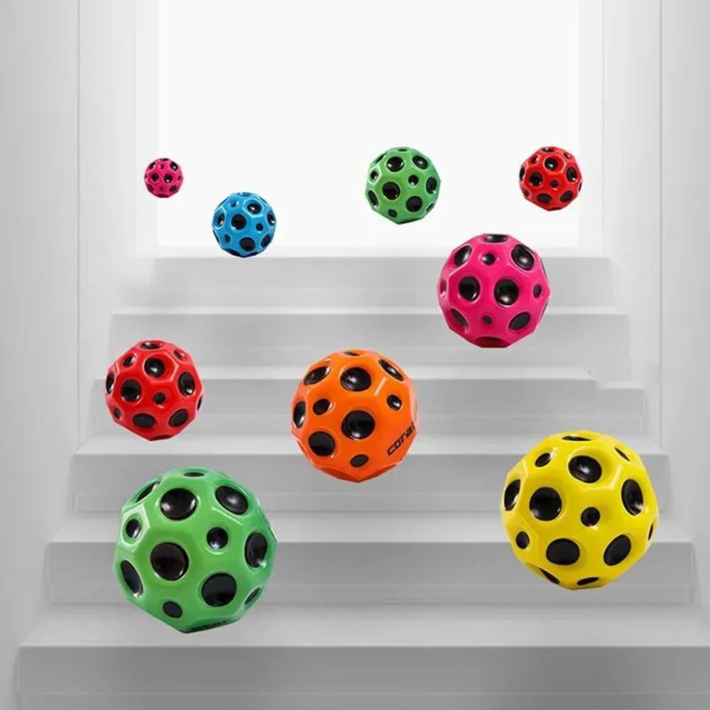 Crazy Bounce Moon Balls – Super High Bouncy Balls Up to 30ft (2-Pack, Multicolor) - Image 3