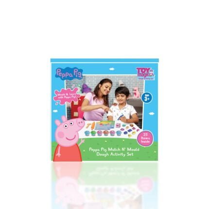 Shopbefikar - Peppa Pig Dough Set (6 Tubs) | Match, Mould & Play! Safe & Fun