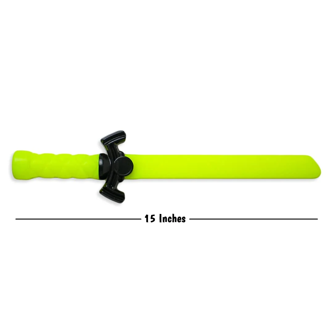 15 Inch Glow In Dark Sword For Kids Play(Green) - Image 3