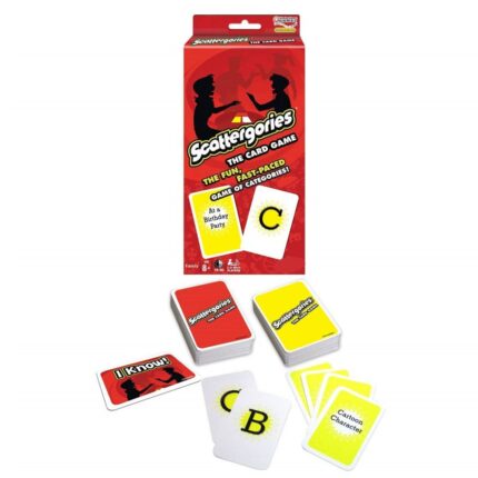 Scattergories The Card Game: Fast-Paced Fun for Families & Game Nights (Shopbefikar)