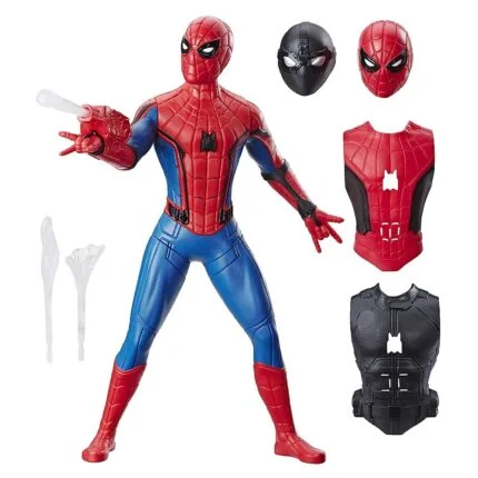 Deluxe Web Gear Spider-Man! Shopbefikar's Action Figure with Sounds & Web Blaster (13-Inch)