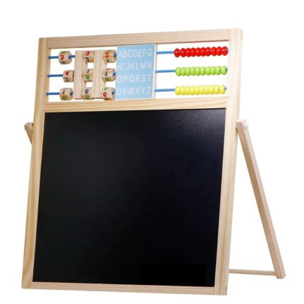 Shopbefikar Double-Sided Learning Board: Safe, Fun & Educational! (Whiteboard & Chalkboard)