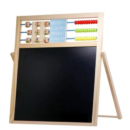 Shopbefikar Double-Sided Learning Board: Safe, Fun & Educational! (Whiteboard & Chalkboard)