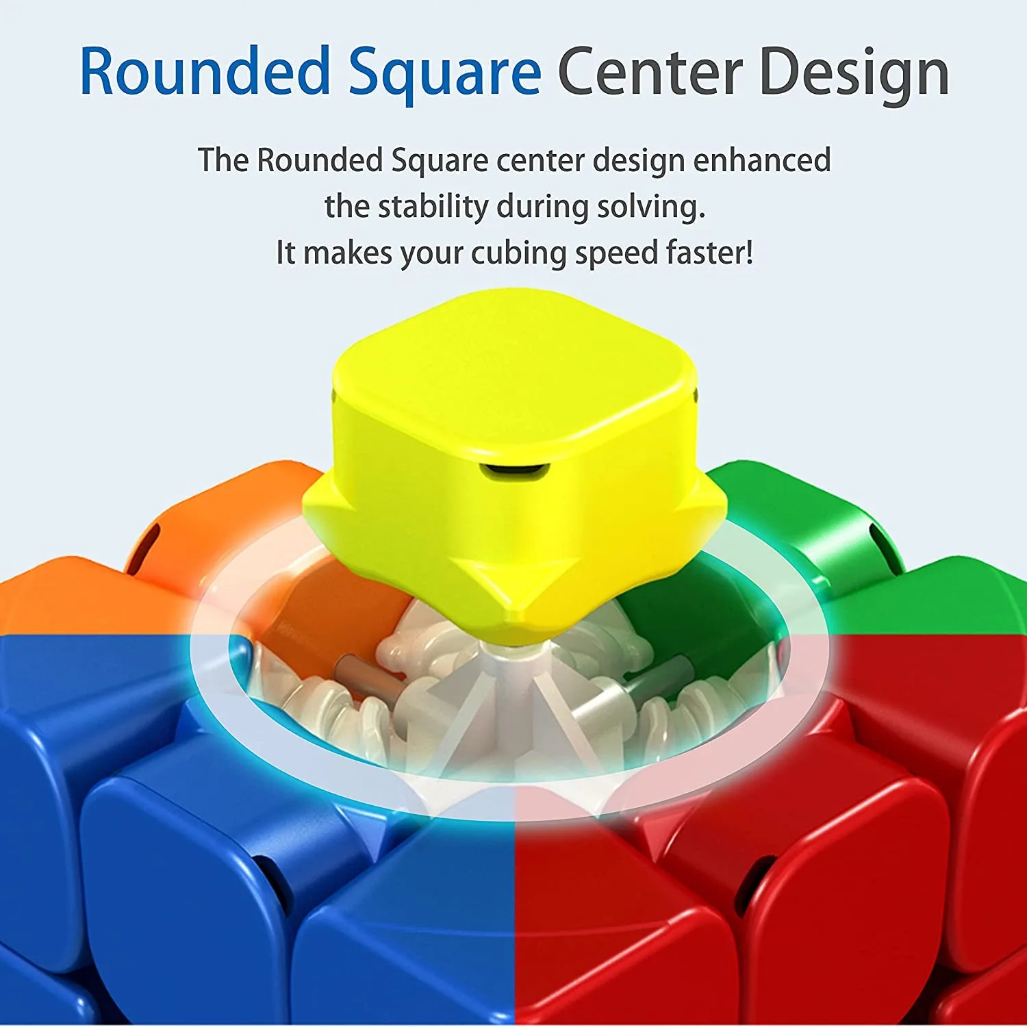 MoYu RS3M 2020 Magnetic 3×3 Speed Cube (MF8880) – Smooth, Stable & Stickerless - Image 5
