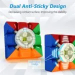 MoYu RS3M 2020 Magnetic 3×3 Speed Cube (MF8880) – Smooth, Stable & Stickerless - Image 2