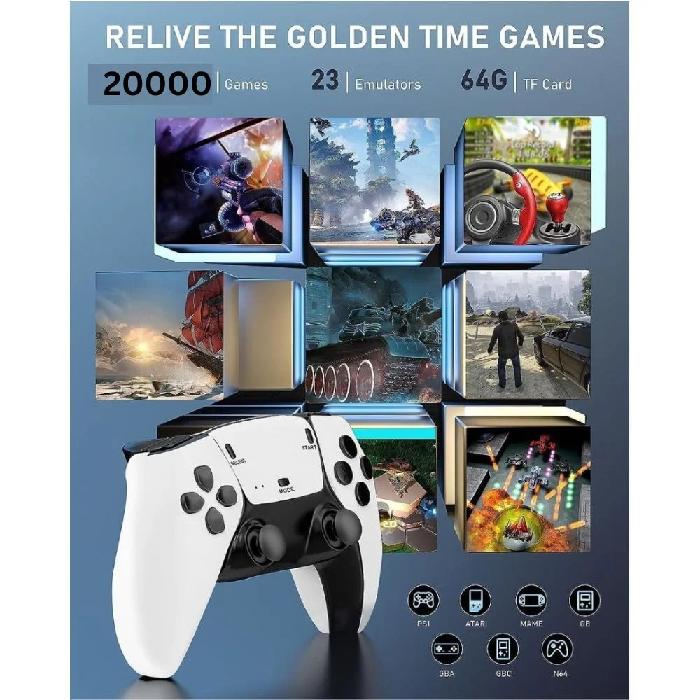 Advance Retro Gaming Console: PS5-Like Controllers, 20,000+ Games (BIS certified) - Image 9