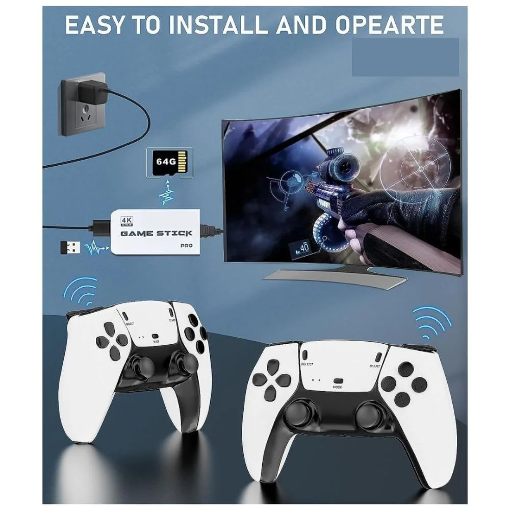 Advance Retro Gaming Console: PS5-Like Controllers, 20,000+ Games (BIS certified) - Image 6