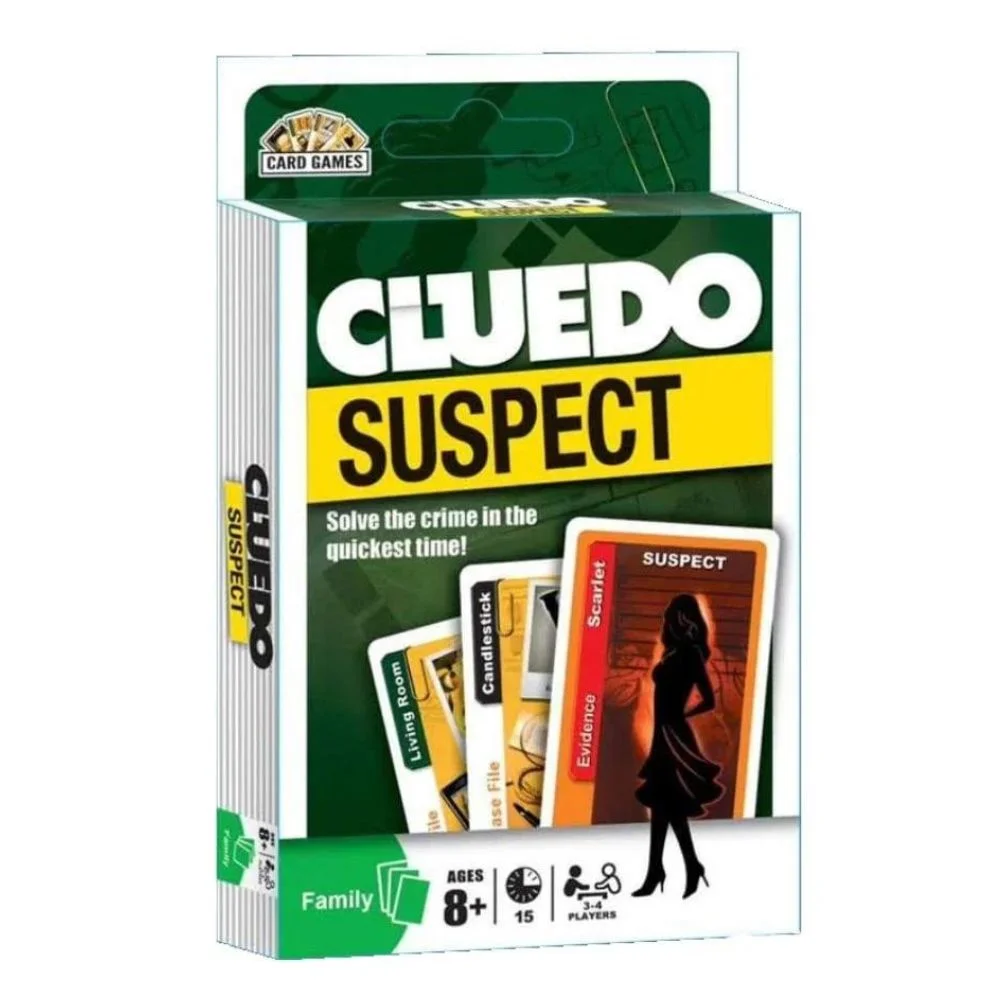Buy Cluedo Suspect Card Game in India | Fast Mystery & Deduction Game | Shopbefikar