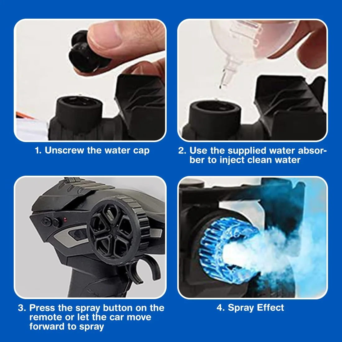 High-Speed F1 RC Car for Kids 5+ | Smoke & Lights! - Image 5