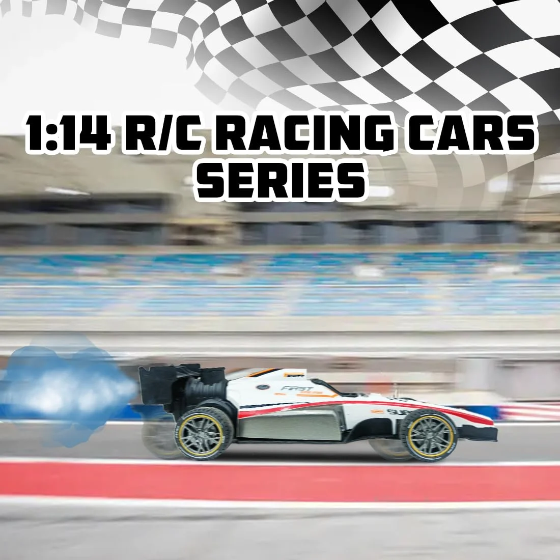 High-Speed F1 RC Car for Kids 5+ | Smoke & Lights! - Image 7