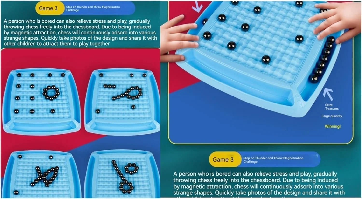 Magnetic Battle Chess Game with Fun Punishment Wheel - Image 6