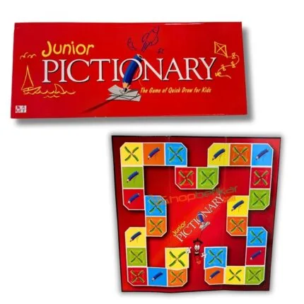 Pictionary Board Game – Junior Edition | Fun Drawing Game for Kids | 2+ Players | Ages 6+ | 20–40 Min Playtime