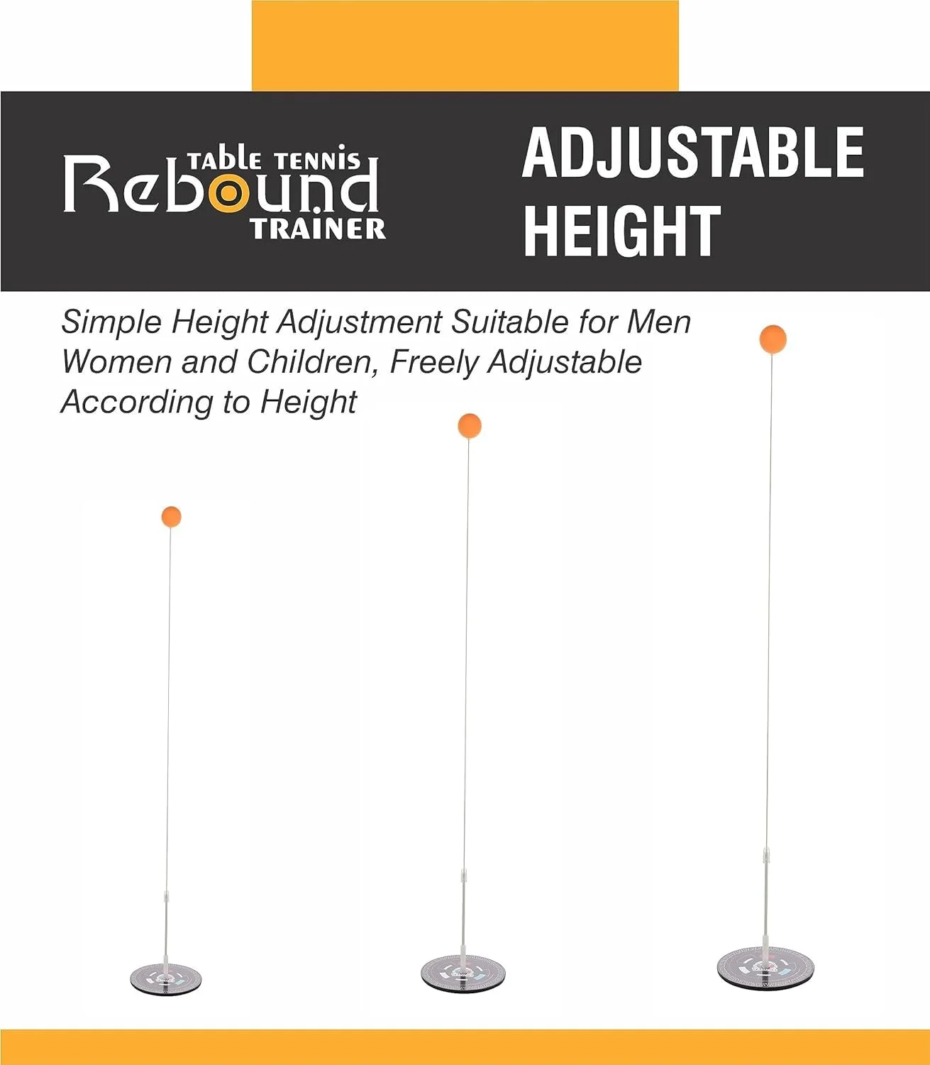 Indoor Table Tennis Trainer for Kids - Wooden Rackets - Image 6