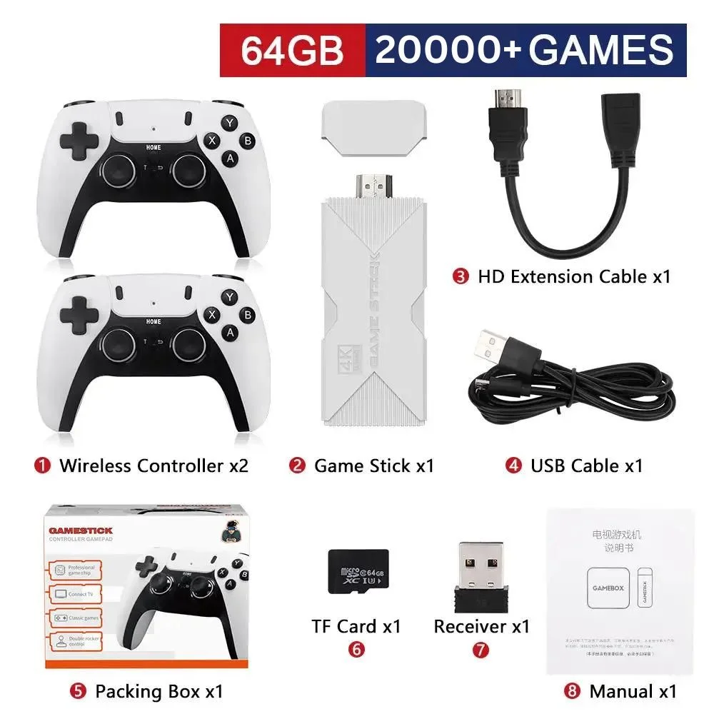 Advance Retro Gaming Console: PS5-Like Controllers, 20,000+ Games (BIS certified) - Image 3