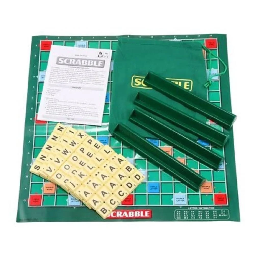 Scrabble Board Game: Foldable Board, 100 Letter Tiles & More - Image 4