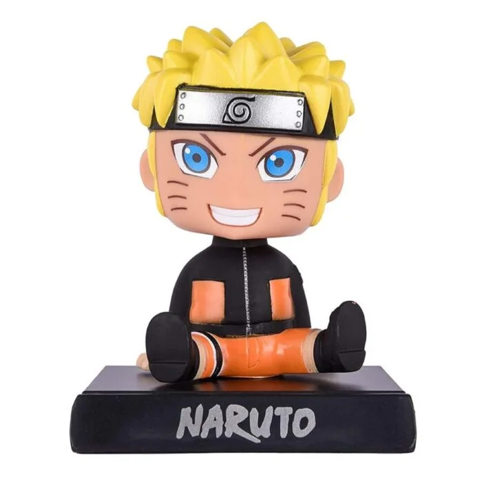 Naruto Bobblehead Phone Holder (Shopbefikar) | Anime Figure with Stand