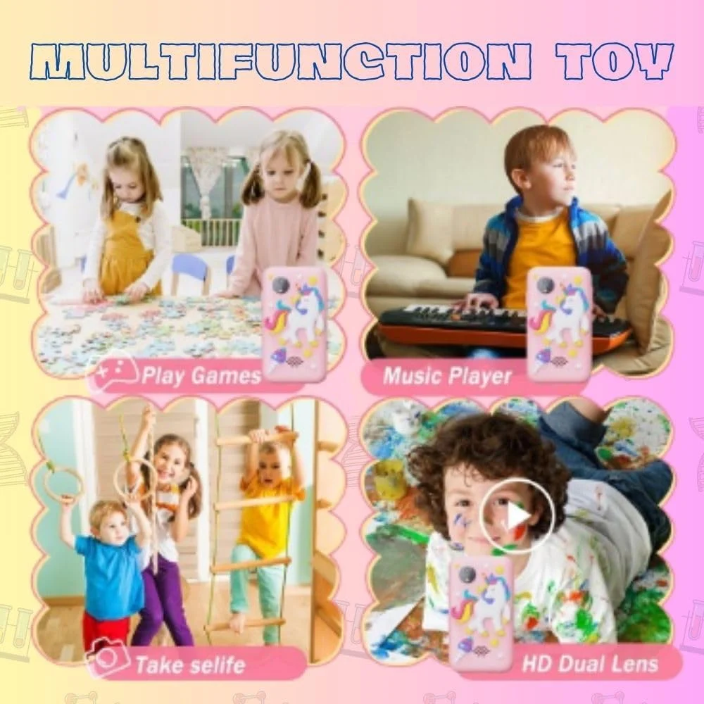 Kids Smartphone Toy: Music, Camera, Games (8MP!) - Image 5