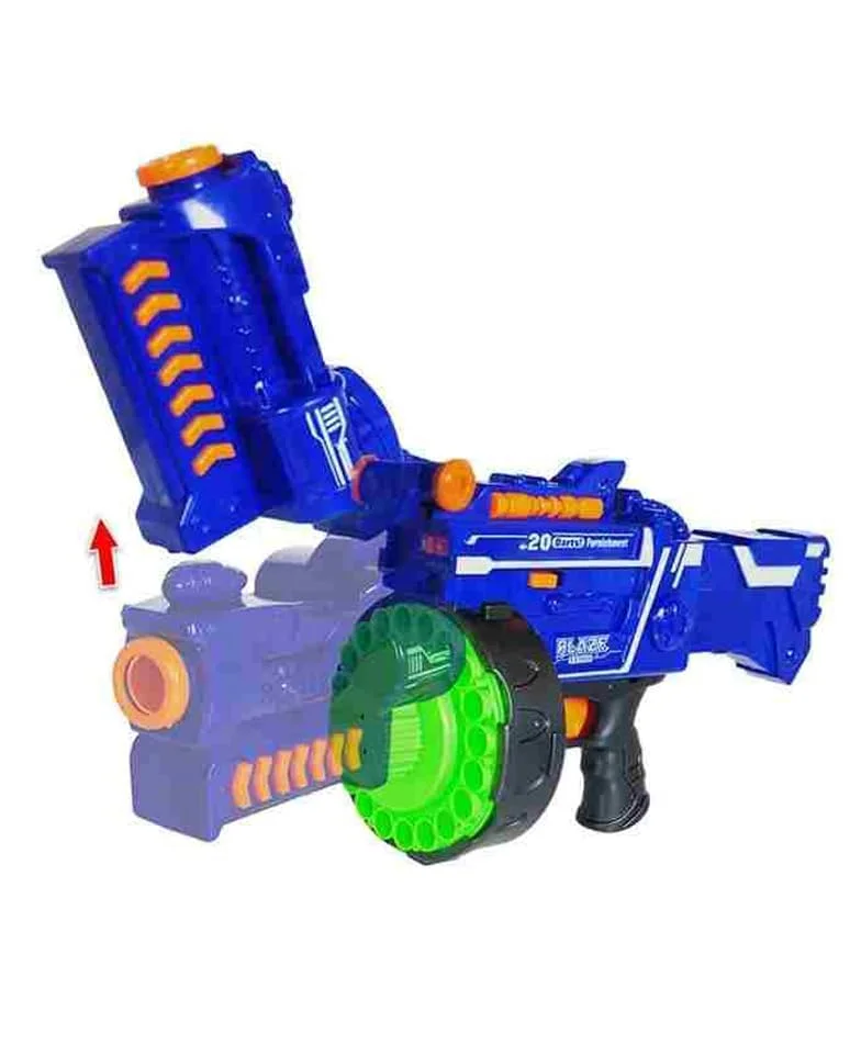 Blaze Storm Automatic Soft Bullet Gun Toy - 40pcs Safe Ammo, Suction Darts - Image 6