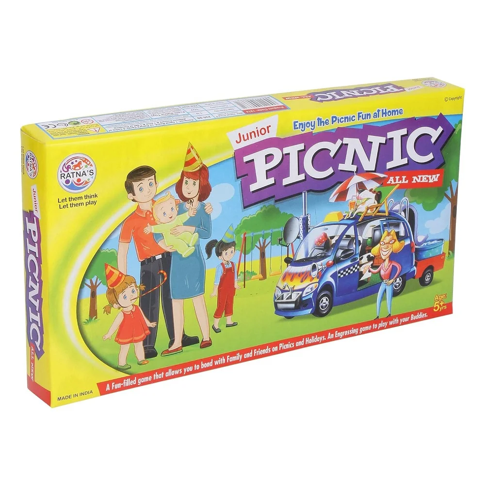 RATNA'S Picnic Board Game Junior: Fun & Learning for Ages 5+ - Image 3