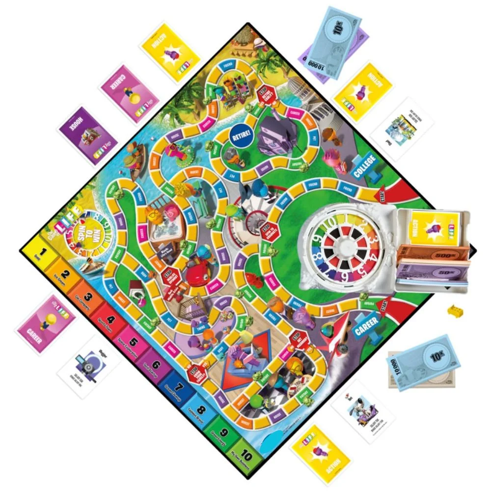 The Game of Life - Classic Board Game Fun for Families (Ages 8+, 2-8 Players) - Image 2